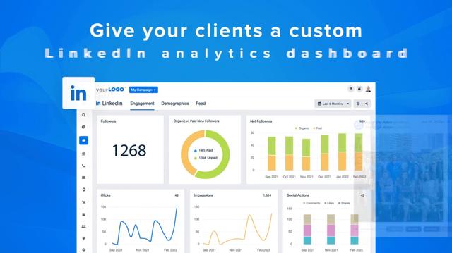 Give your clients a custom LinkedIn analytics dashboard