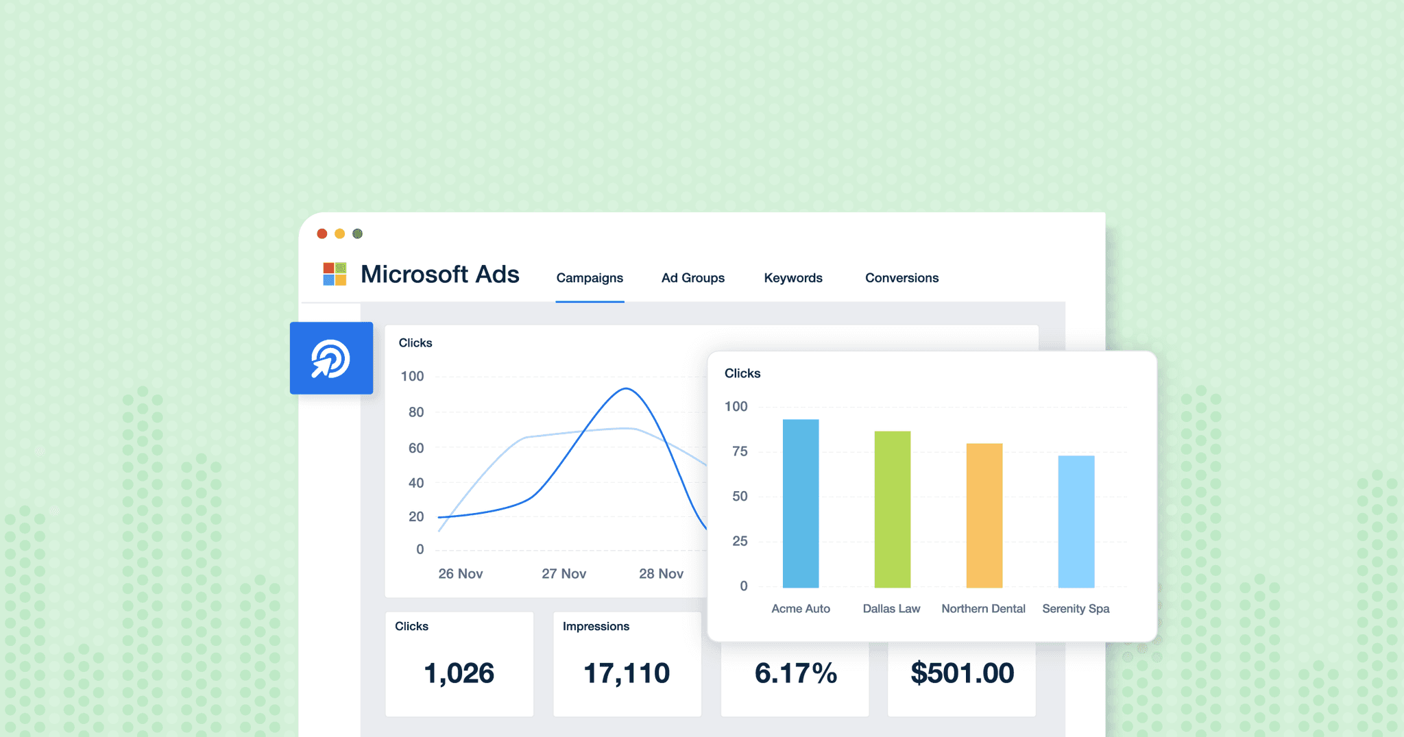 Bing Ads Client Reporting Integration