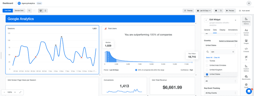 New GA4 Filters: By Country, Region & Hostname