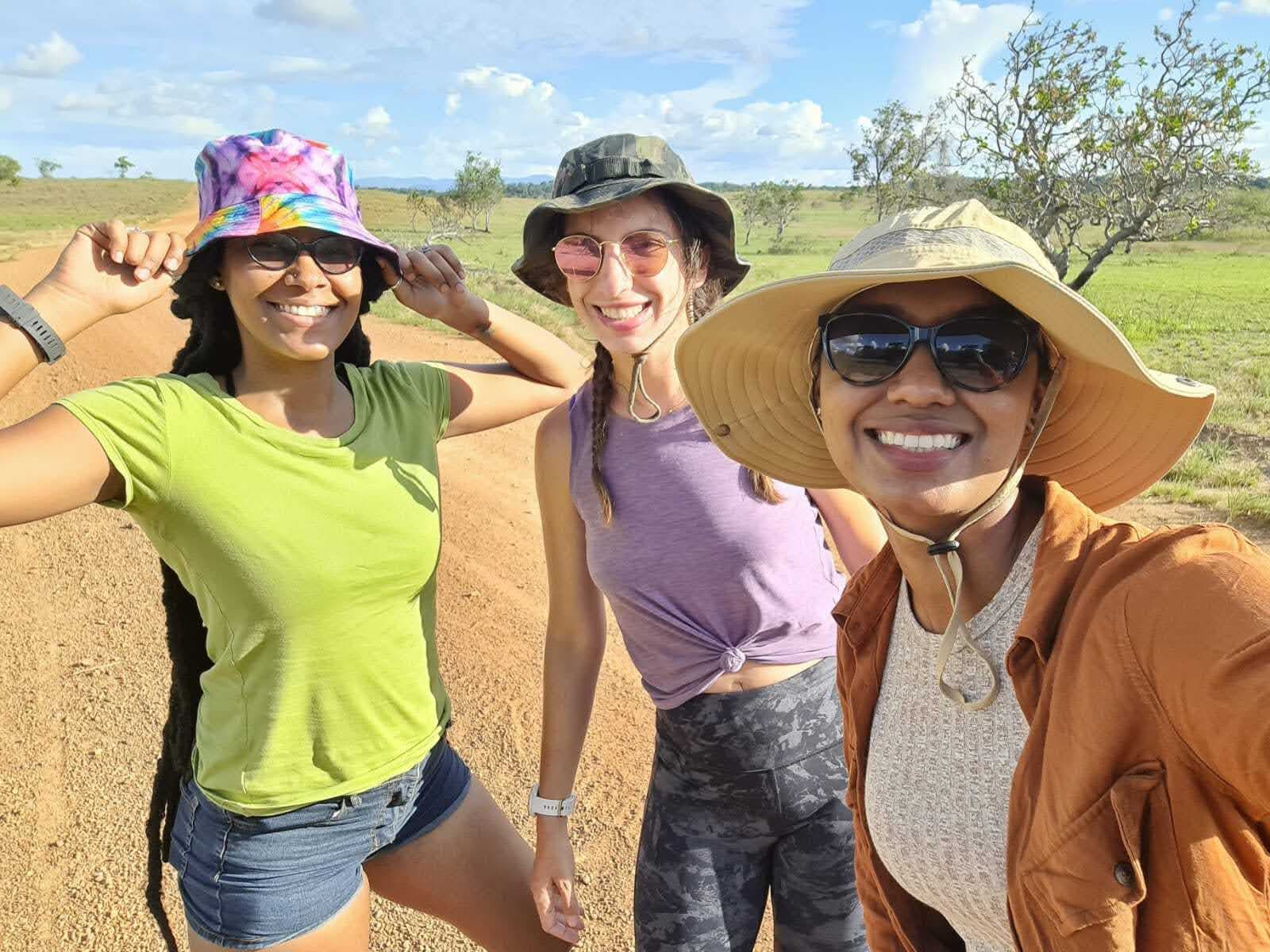 Krysti Coronois working abroad from Guyana while spending time with family