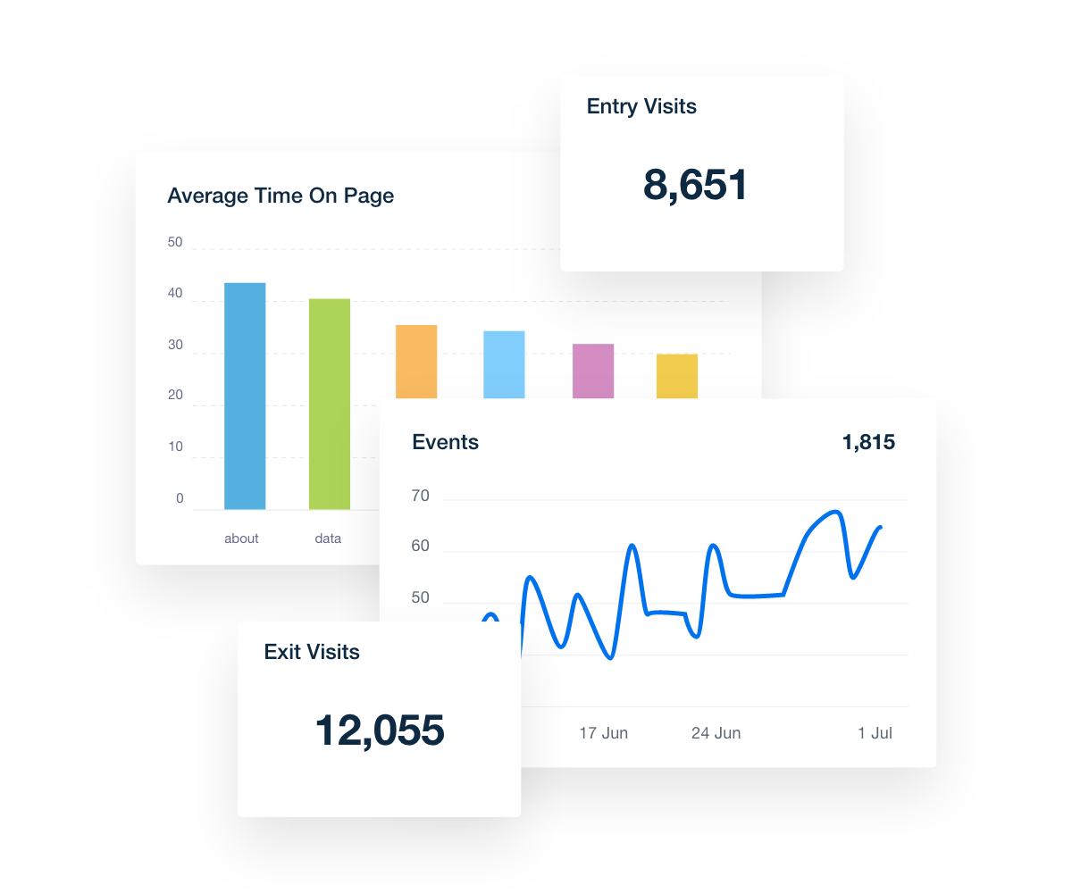 Matomo User Behavior Metrics Widget Examples