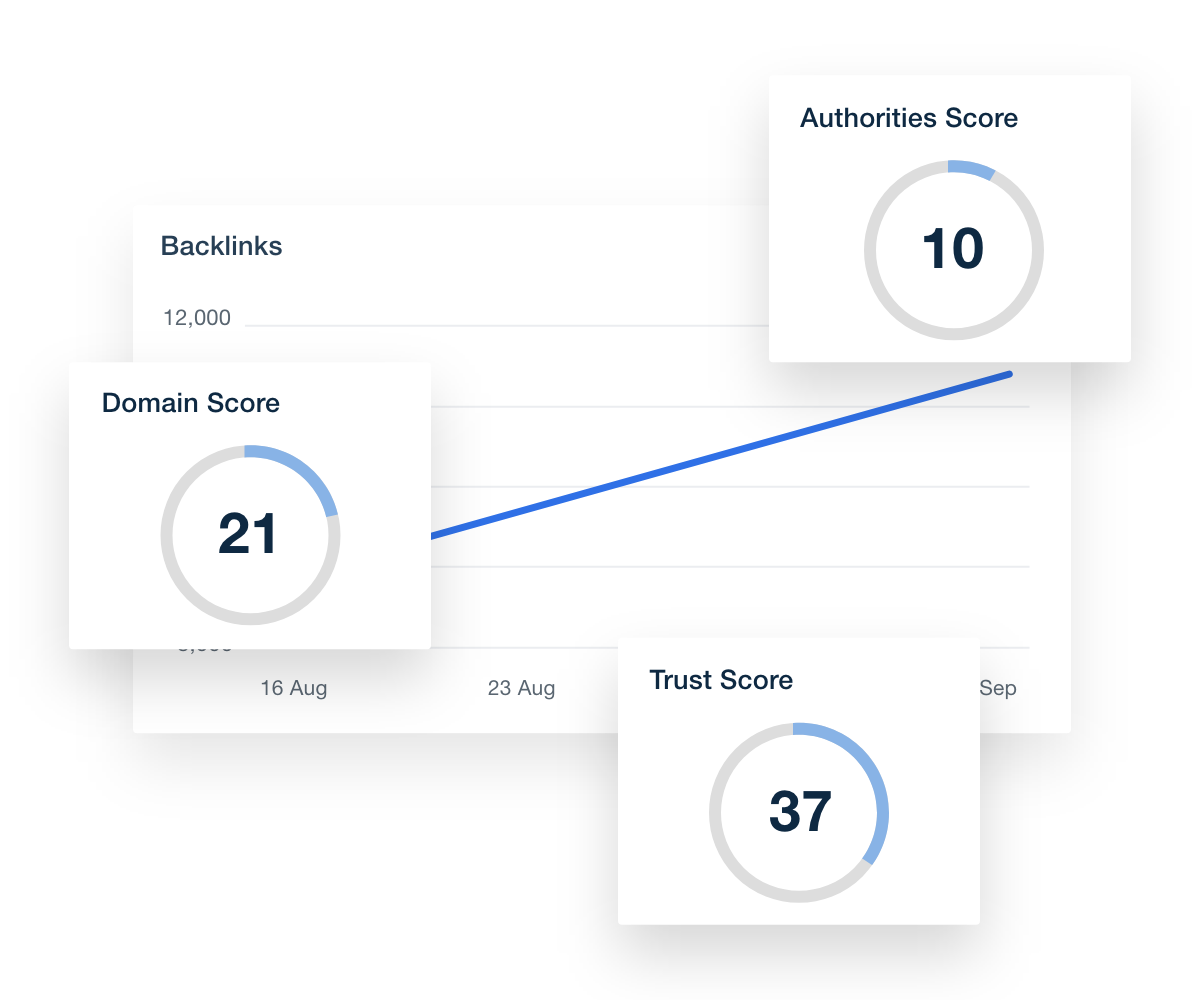 Link-Building Dashboard Semrush Data Widget Examples