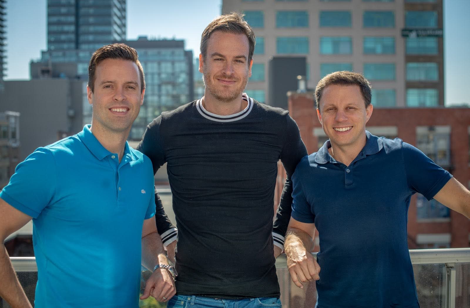 AgencyAnalytics founding partners, Blake Acheson, Jesse Smith, and Joe Kindness