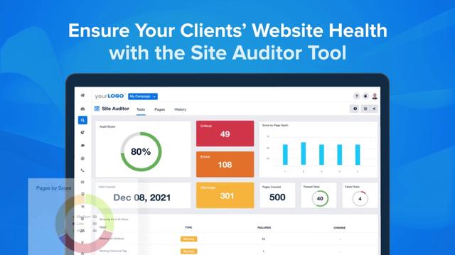 Ensure Your Clients’ Website Health with the Site Auditor Tool