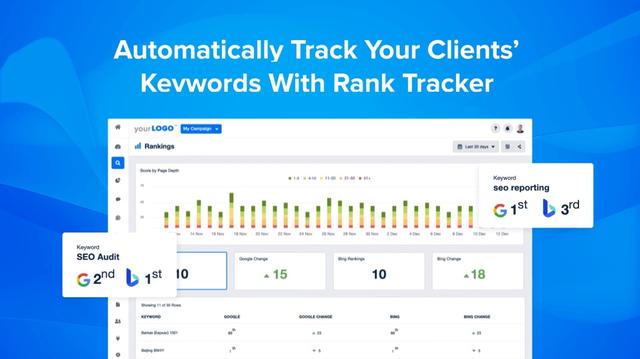 Automatically Track Your Clients' Keywords - AgencyAnalytics Rank Tracker