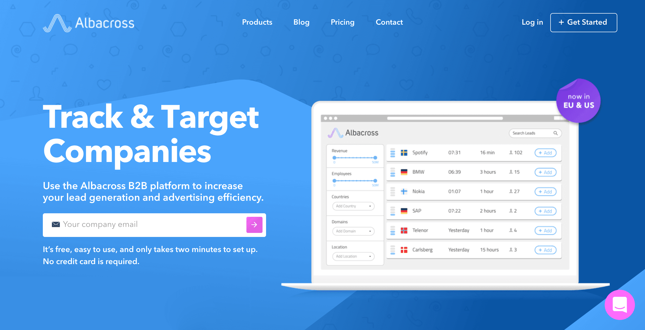 Albacross website Albacross website