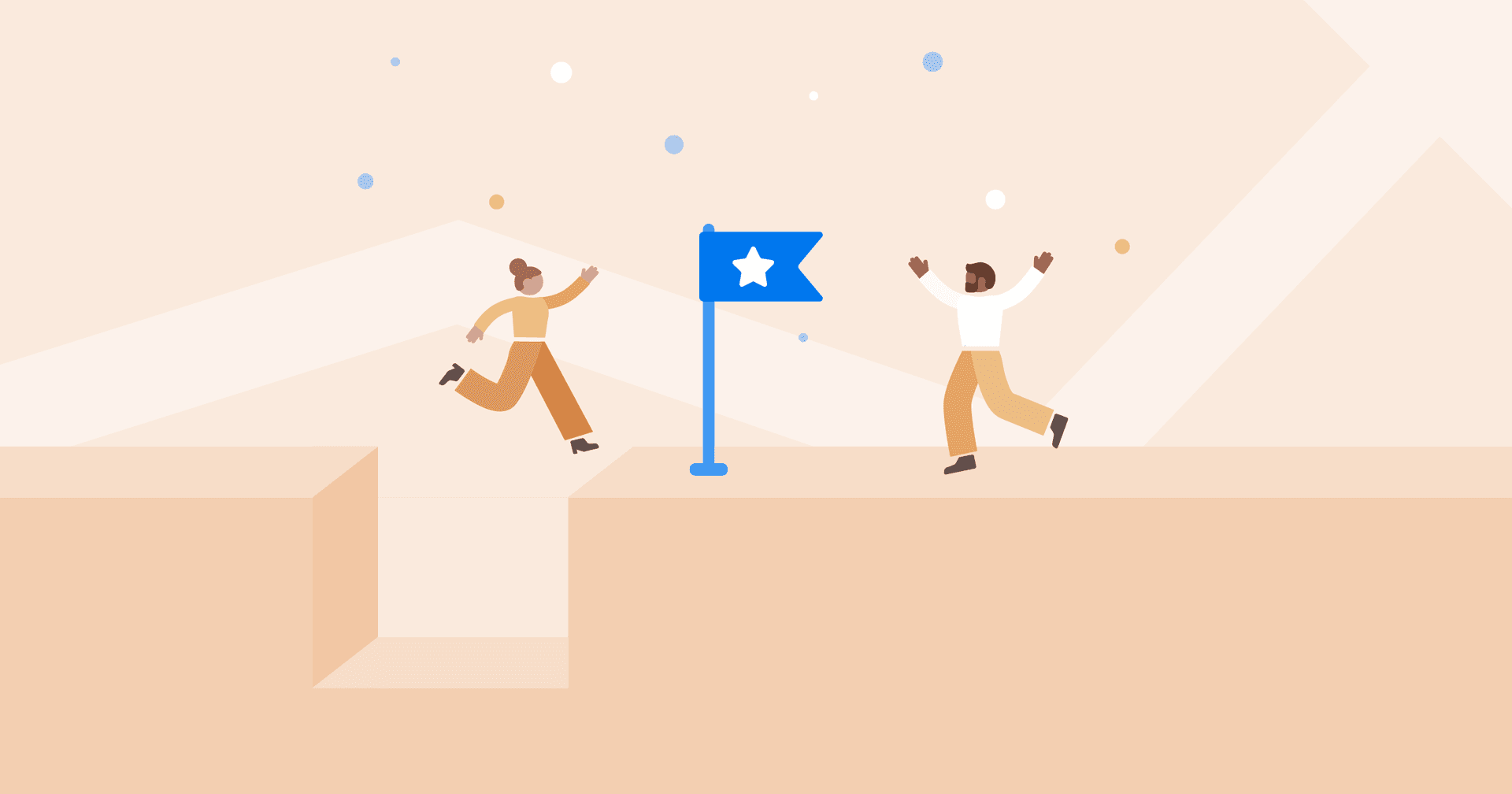 Overcoming Top Barriers To Agency Growth | 2023 Benchmarks Report Marketing Agency Benchmarks Report insights shown as an agency owner overcoming a growth barrier