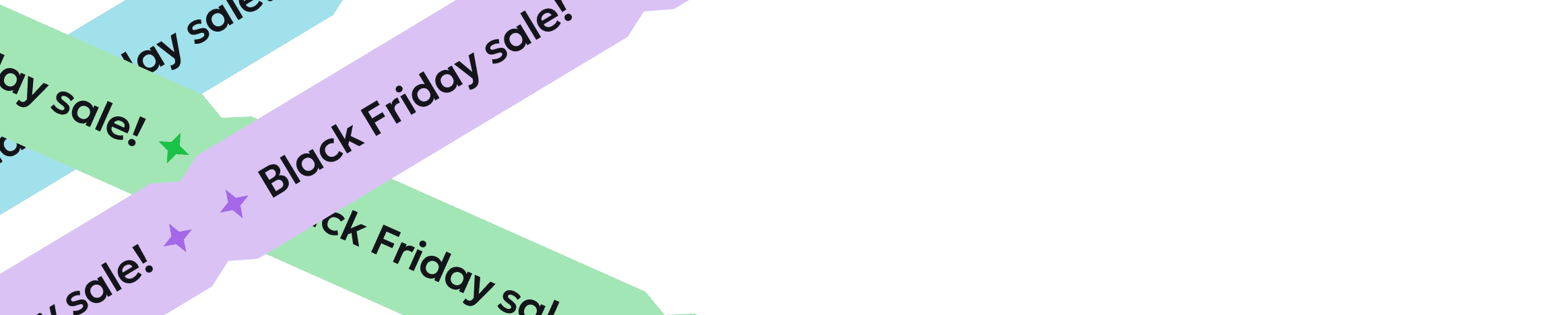 Black Friday discount banners