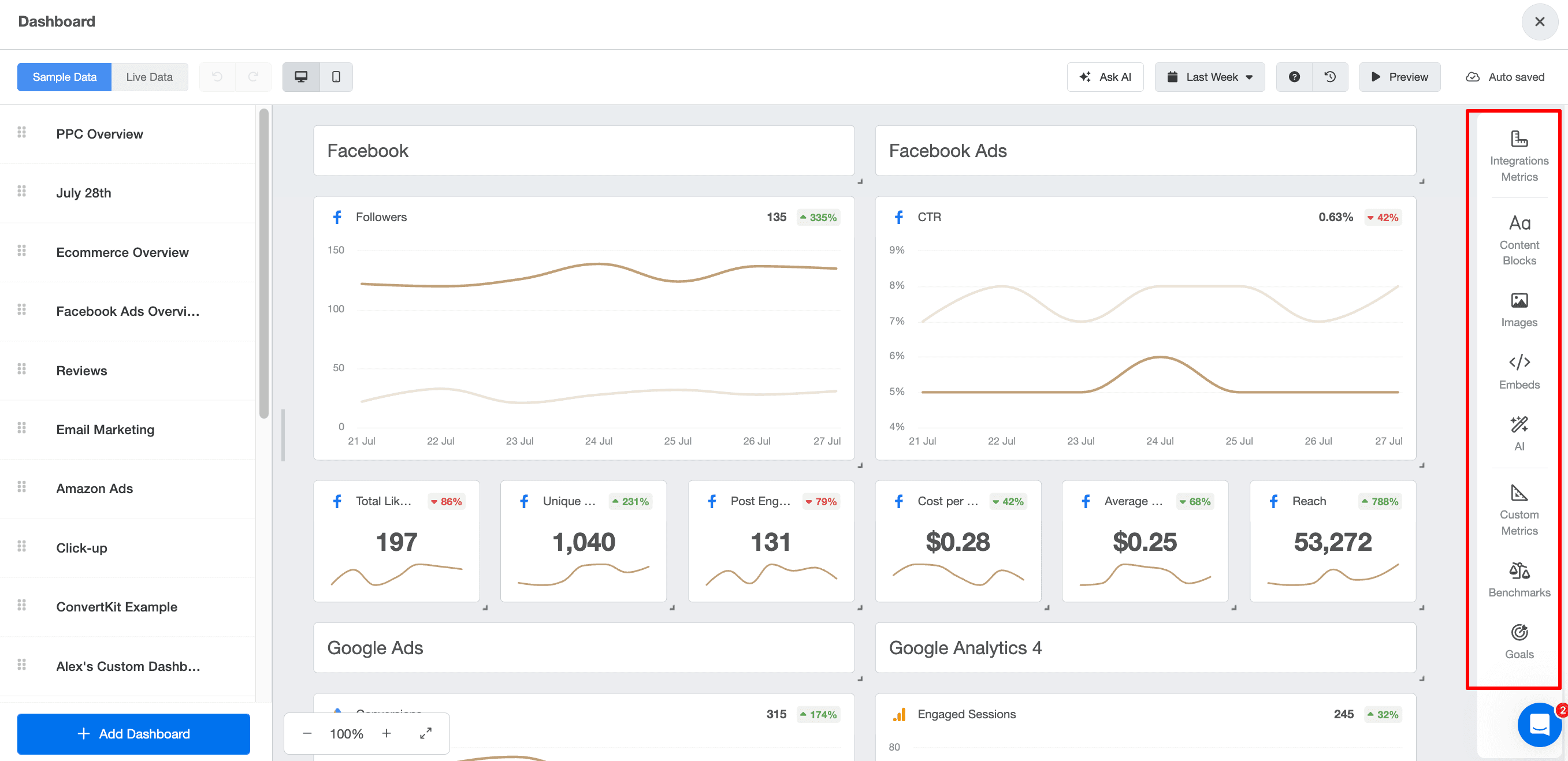 AgencyAnalytics healthcare dashboard customization AgencyAnalytics healthcare dashboard customization