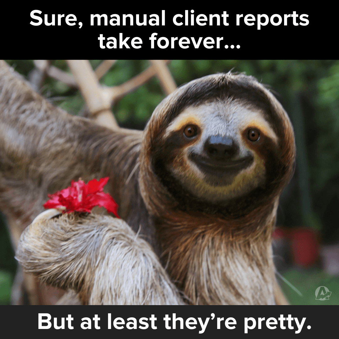 Sloth Manual Client Reporting Meme Sloth Manual Client Reporting Meme