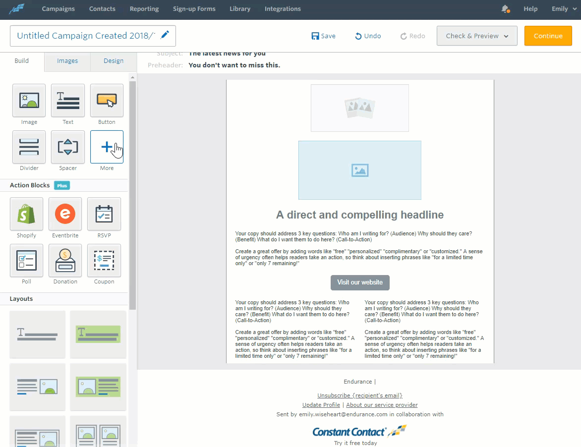 Constant Contact email marketing platform Constant Contact email marketing platform