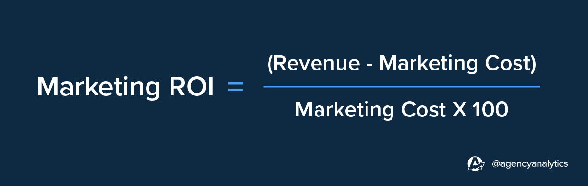 marketing roi formula marketing roi formula