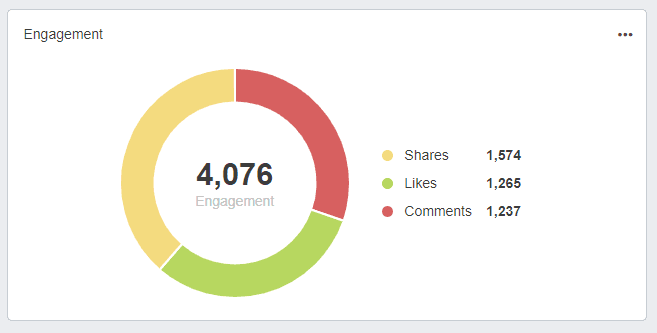 Instagram Engagement Report Widget Example
