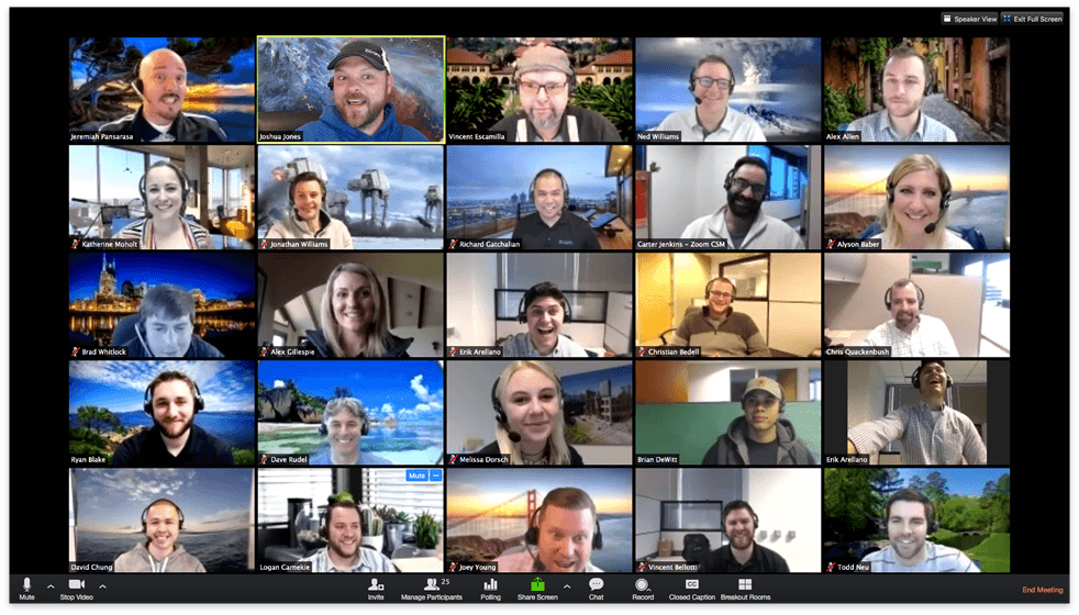 Zoom meeting example Zoom meeting example