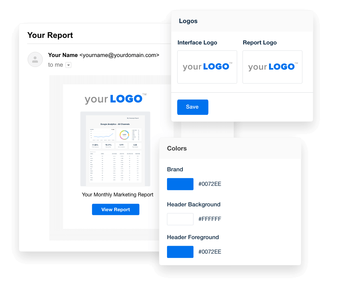 How to white label and customize your marketing agency's branding in AgencyAnalytics