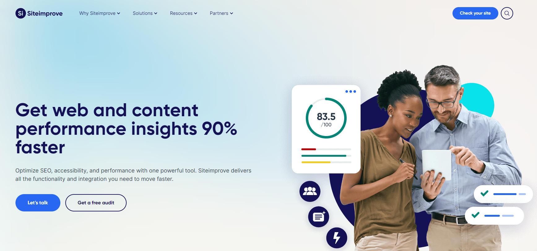SiteImprove Homepage Screenshot SiteImprove Homepage Screenshot