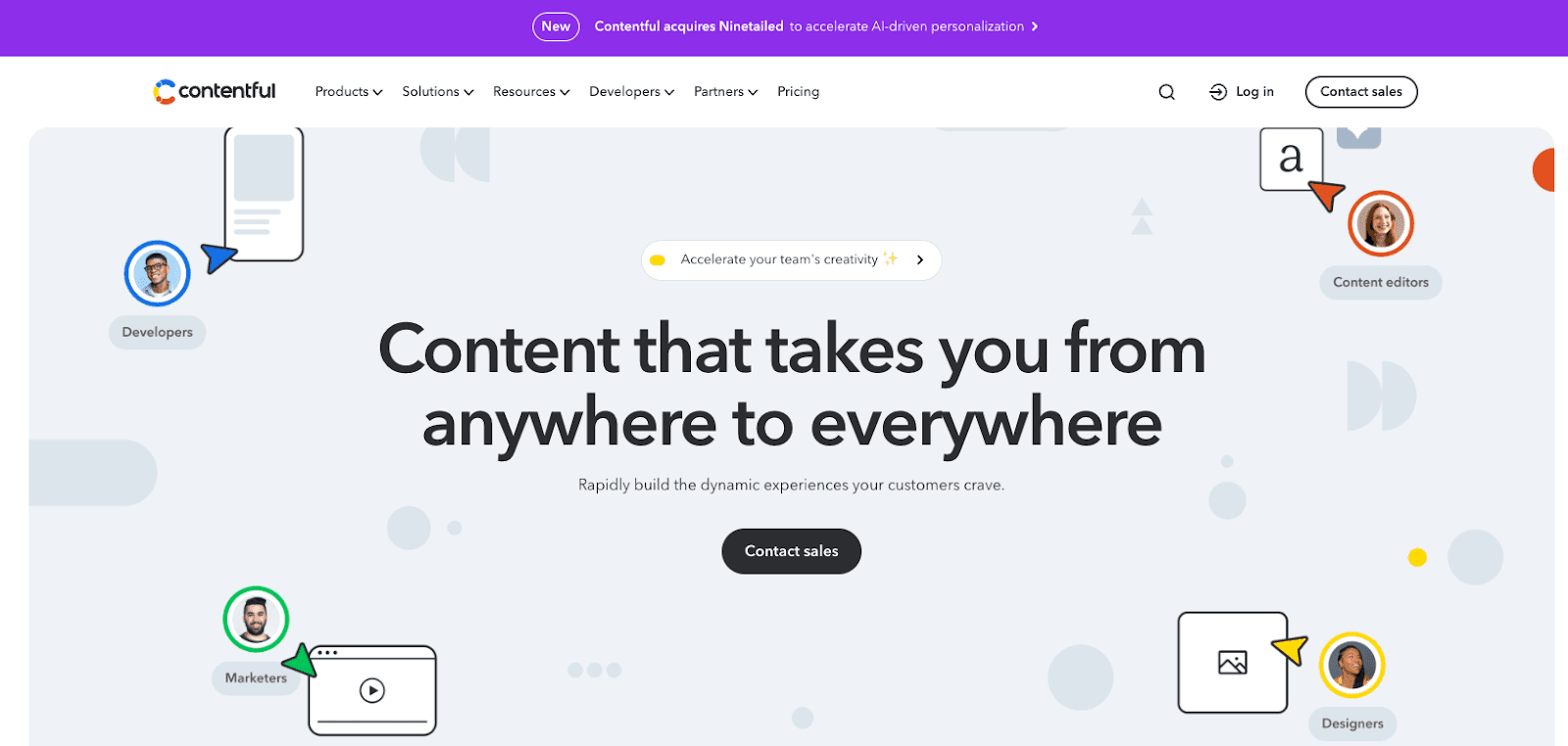 contentful homepage contentful homepage