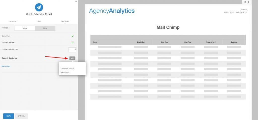 Email marketing report
