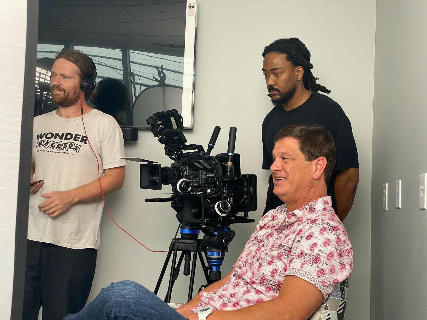 Barry Martin and his team at a campaign shoot for Feel Better RVA, a pain care clinic in Richmond, Virginia.  Barry Martin and his team at a campaign shoot for Feel Better RVA, a pain care clinic in Richmond, Virginia.