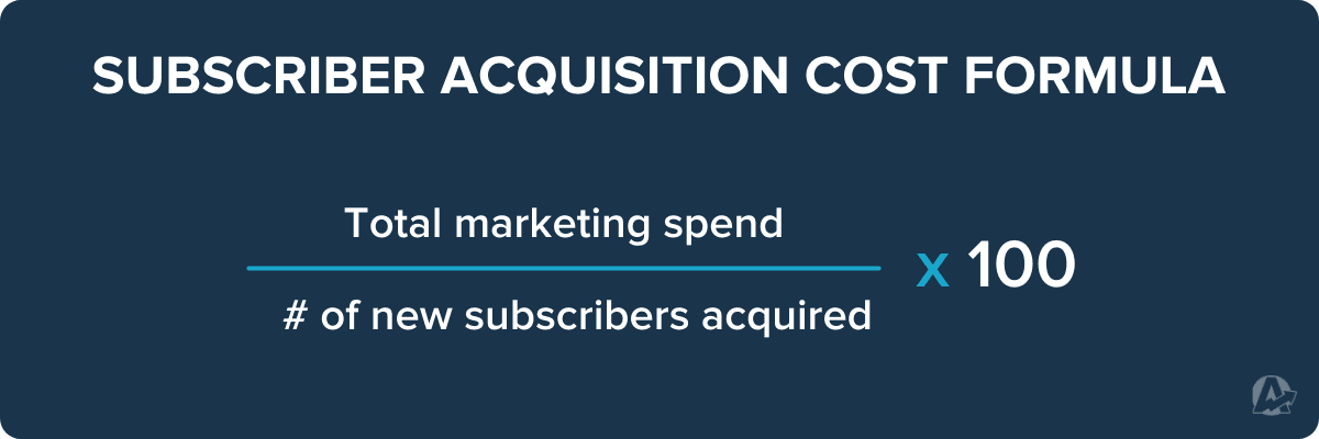 Subscriber Acquisition Cost (SAC) Formula Subscriber Acquisition Cost (SAC) Formula