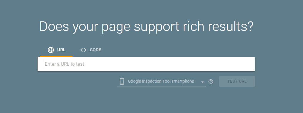 Google Rich Results Testing Tool