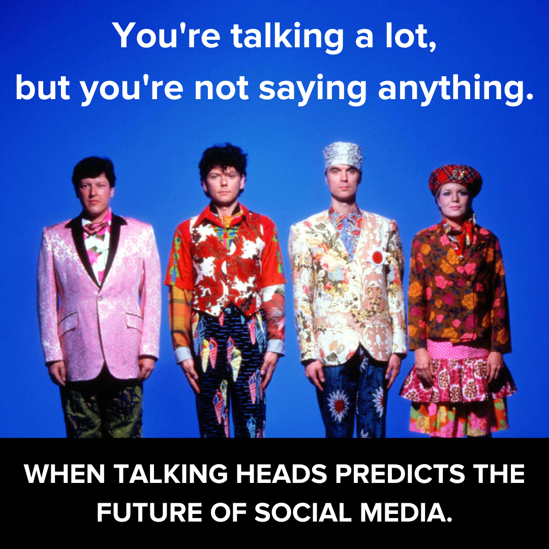 Talking Heads meme Talking Heads meme