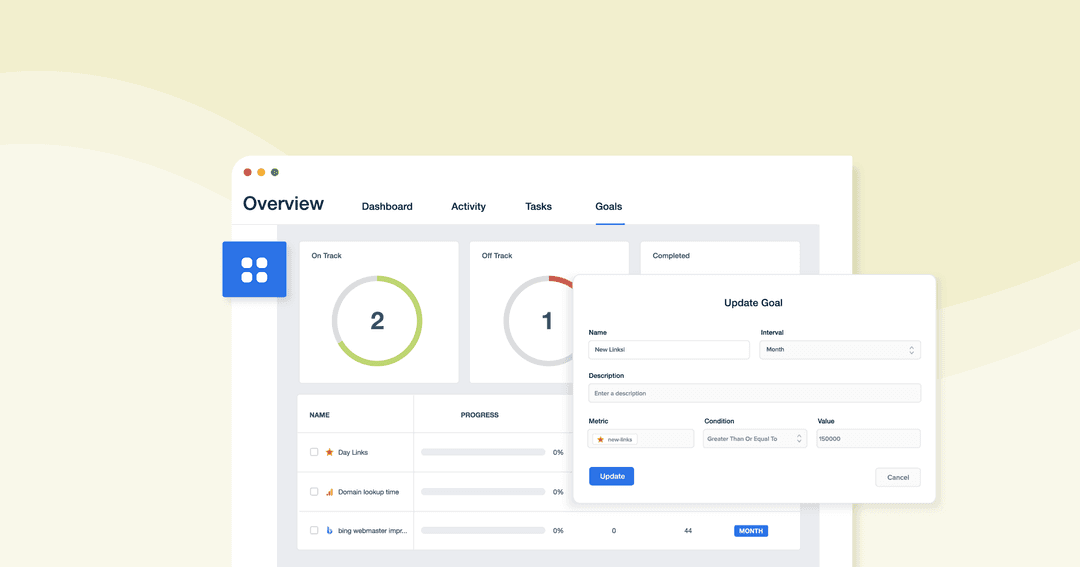Client Reporting Custom Goals Client Reporting Custom Goals