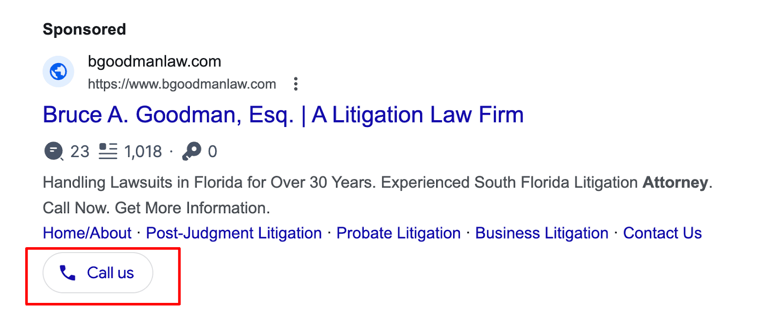 Call extensions for Google Call extensions for Google