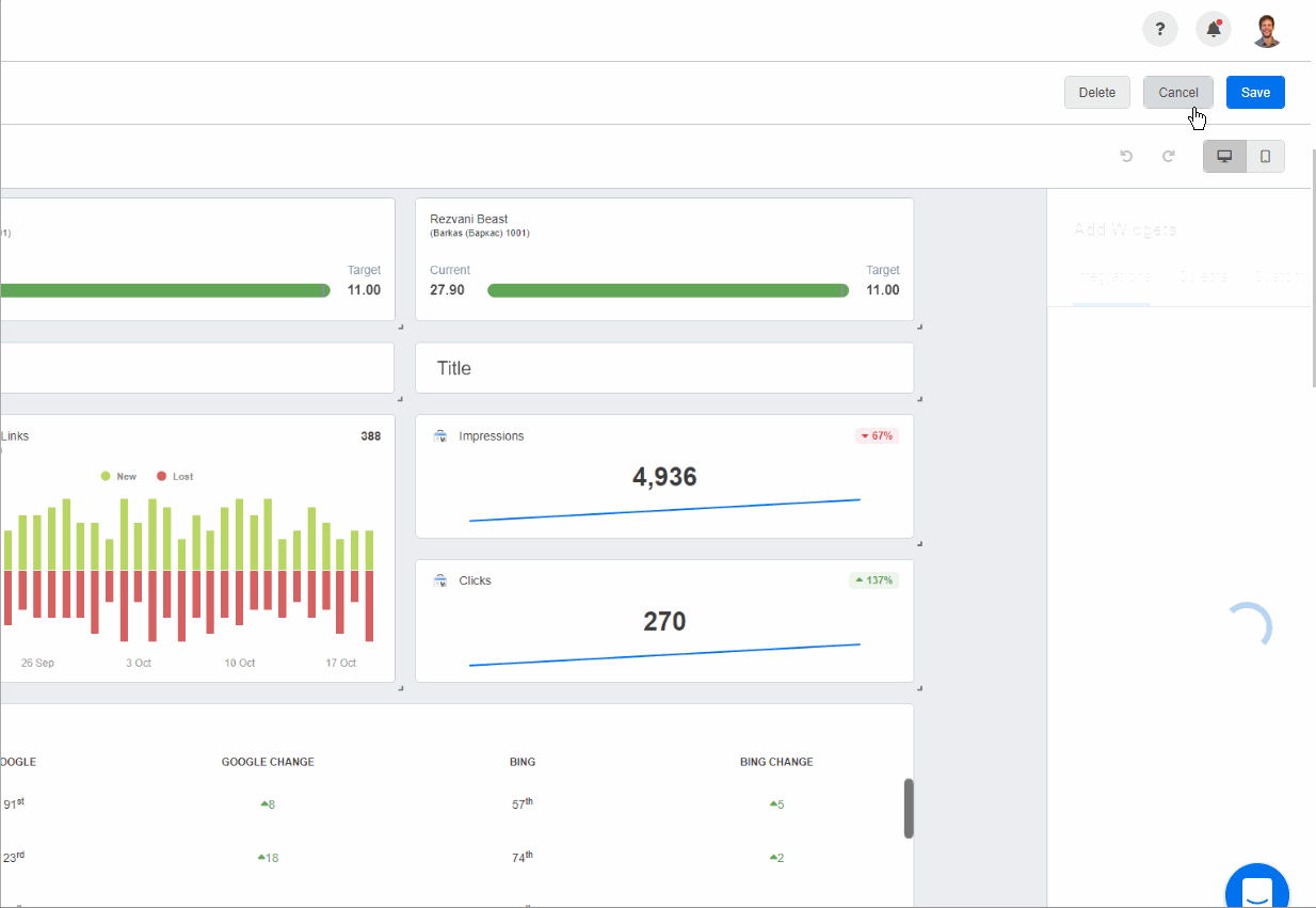 AgencyAnalytics Embed Content Feature AgencyAnalytics Embed Content Feature