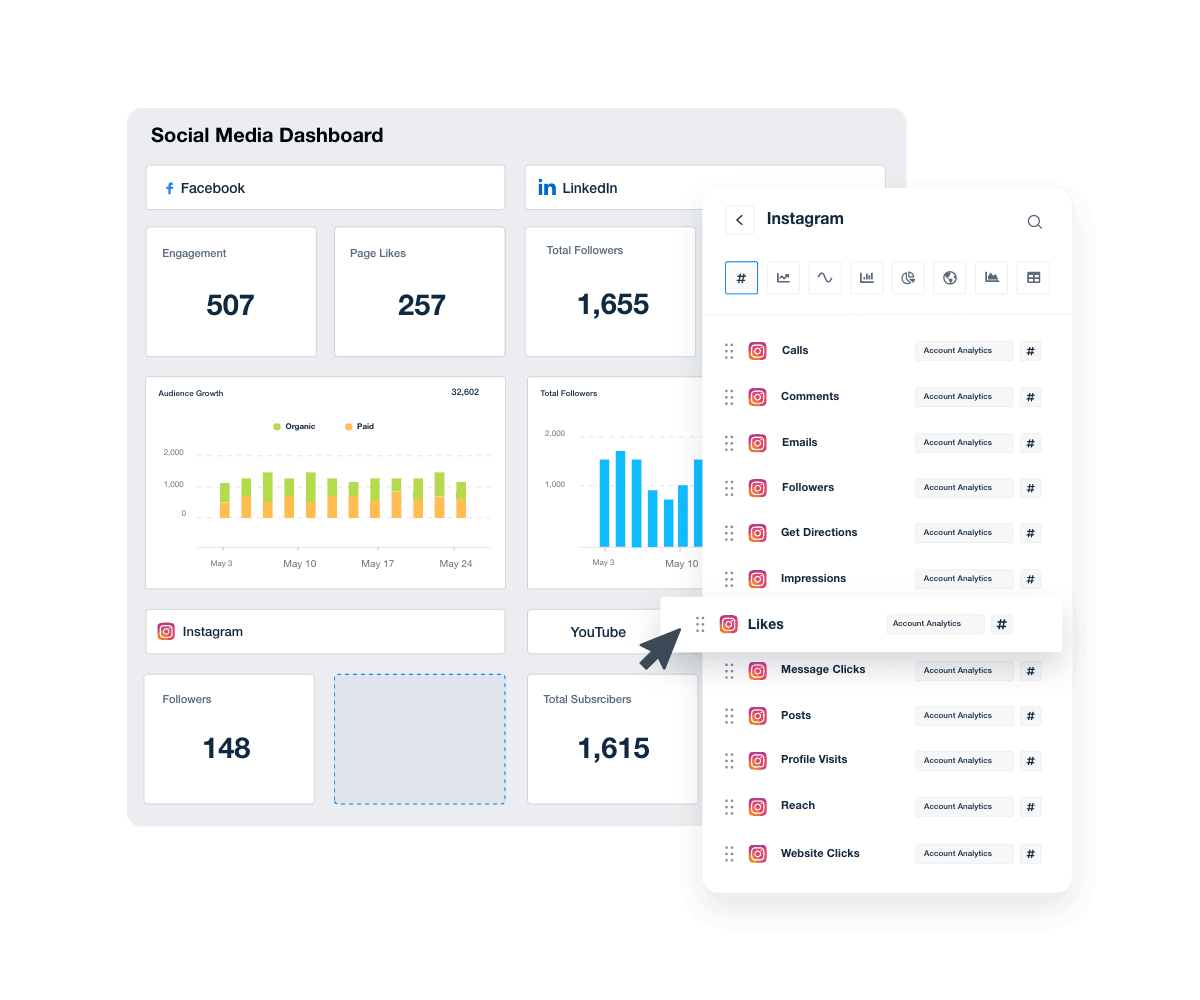 Custom Marketing Dashboard Template Example Custom Marketing Dashboard Template Example