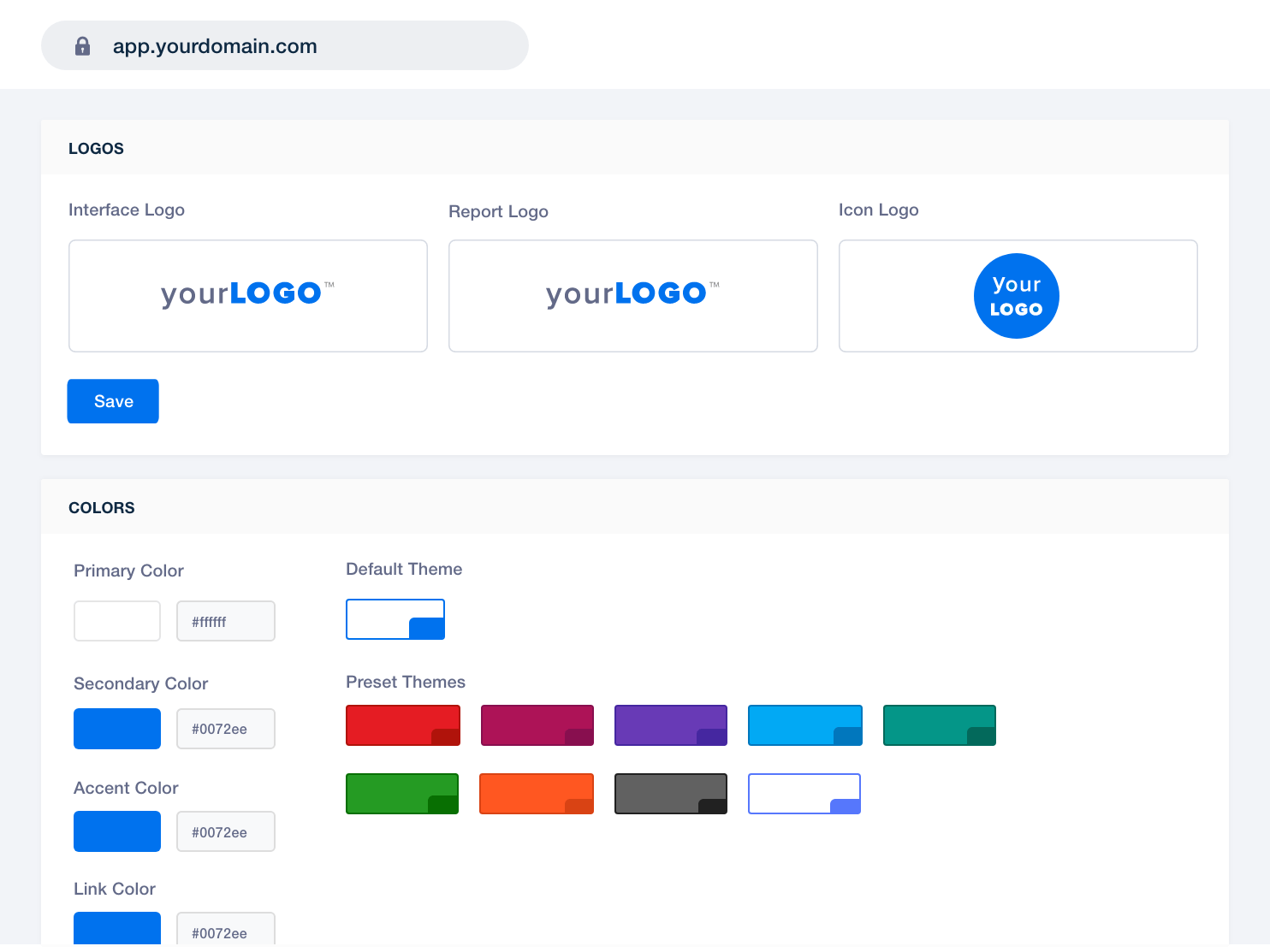 100% White Labeled Reporting