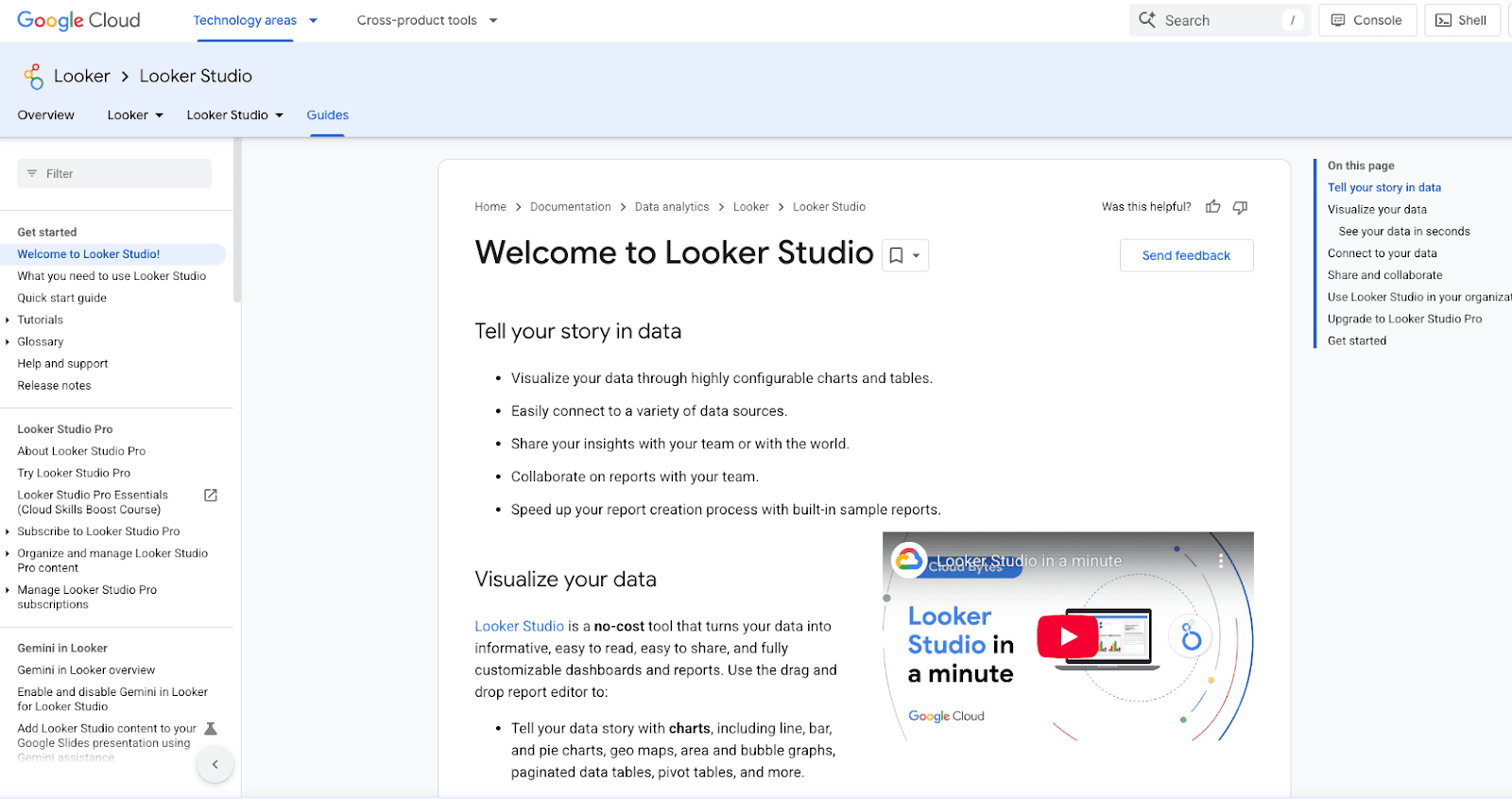 Looker studio homepage Looker studio homepage