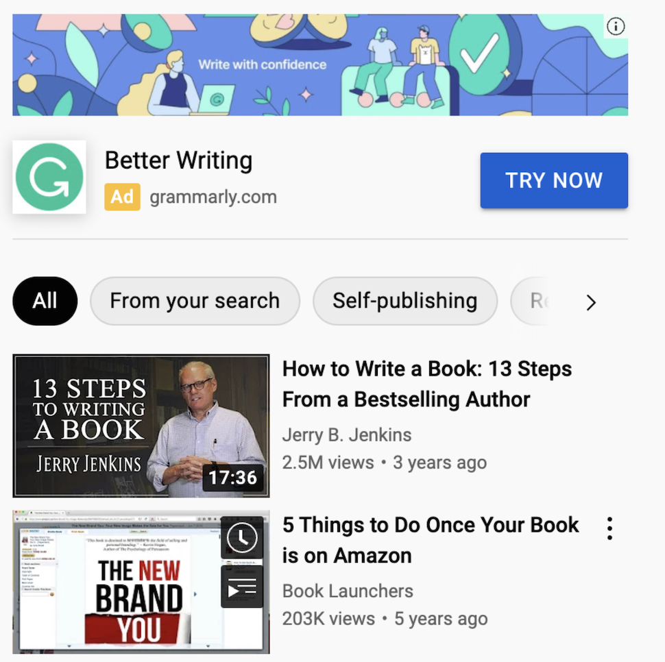 discovery YouTube ad example discovery YouTube ad example