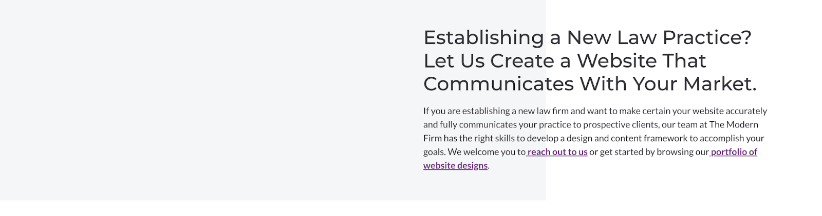 The Modern Firm Portfolio The Modern Firm Portfolio