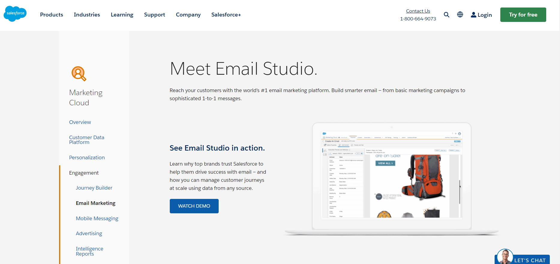 SalesForce Email Marketing Homepage SalesForce Email Marketing Homepage