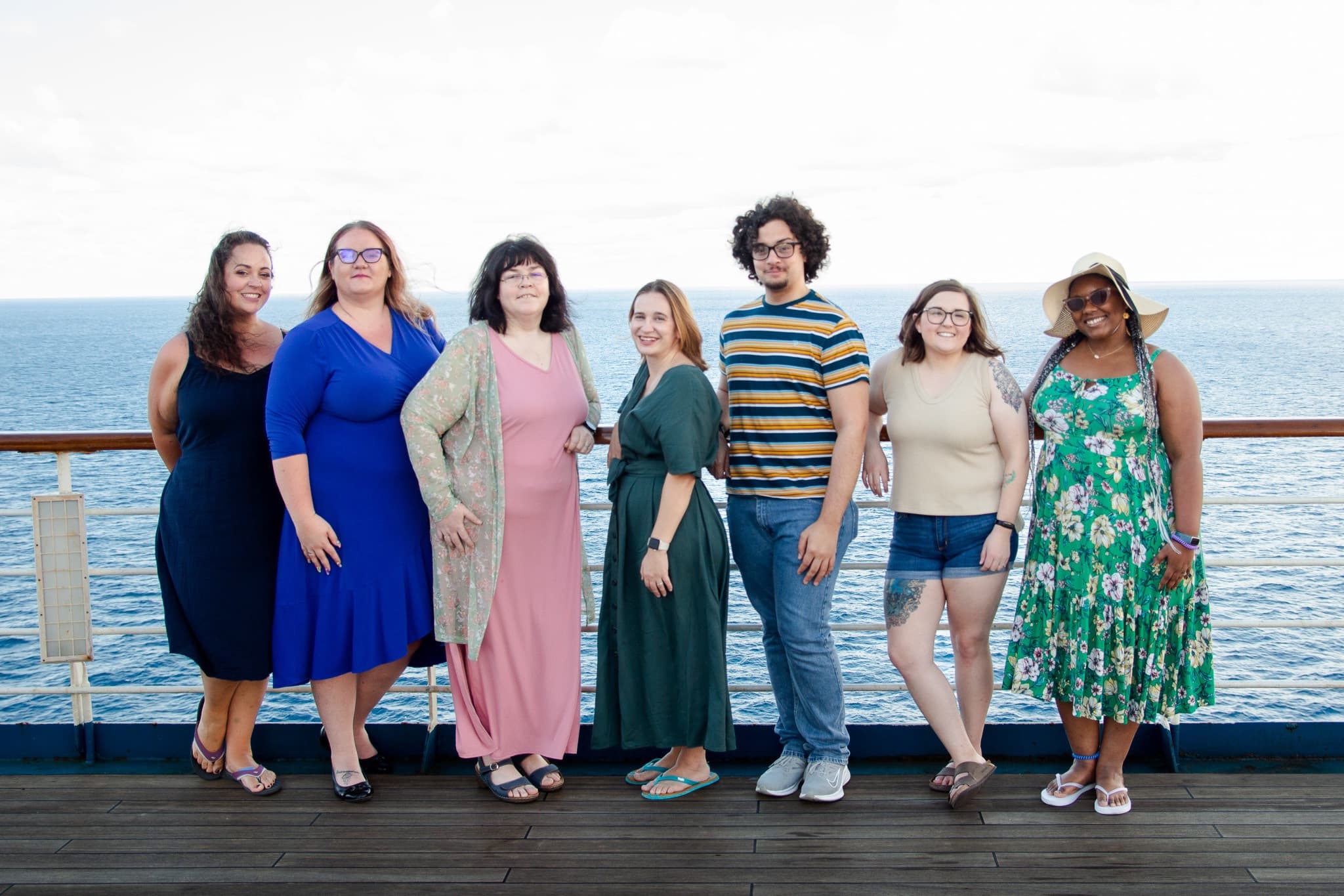 Simplified SEO Consulting Team photo on a previous boat trip