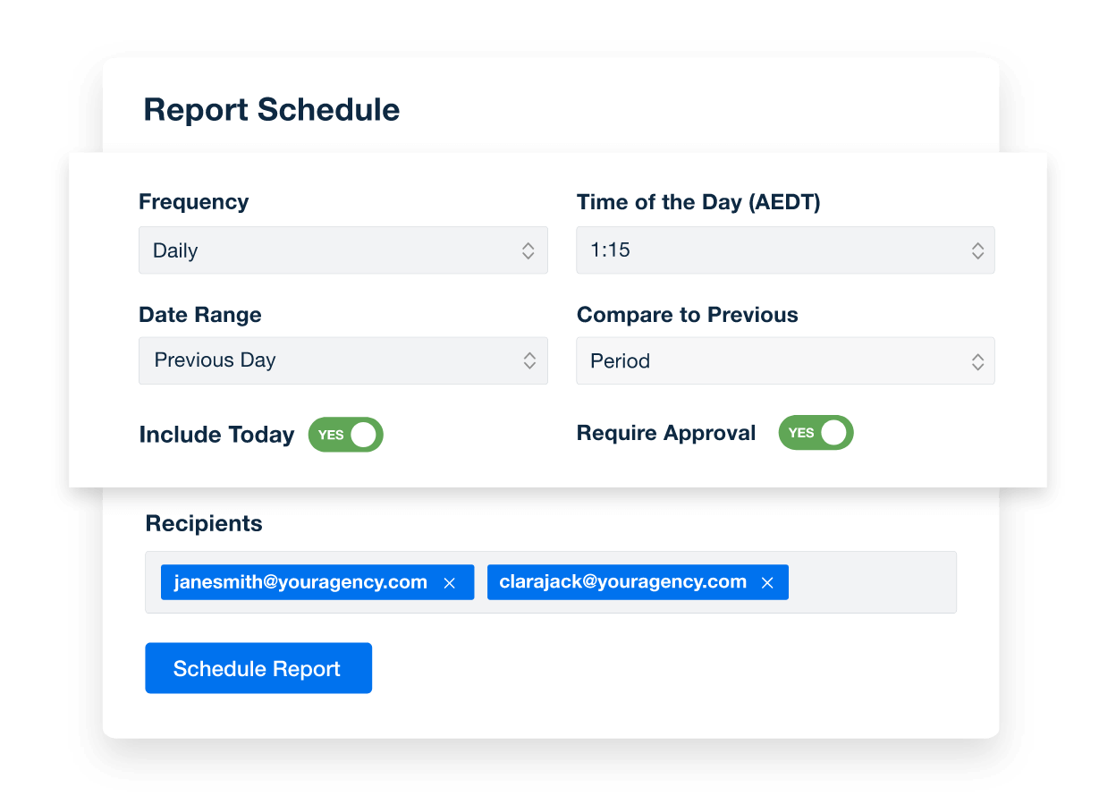 How to Schedule Automated Marketing Reports for Marketing Agency Clients