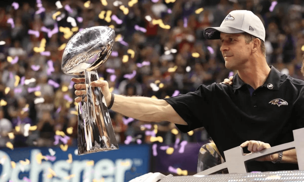 Discipline in action—John Harbaugh’s leadership style turned challenges into triumphs on the path to Super Bowl glory. (Credit: Sports Illustrated) Discipline in action—John Harbaugh’s leadership style turned challenges into triumphs on the path to Super Bowl glory. (Credit: Sports Illustrated)