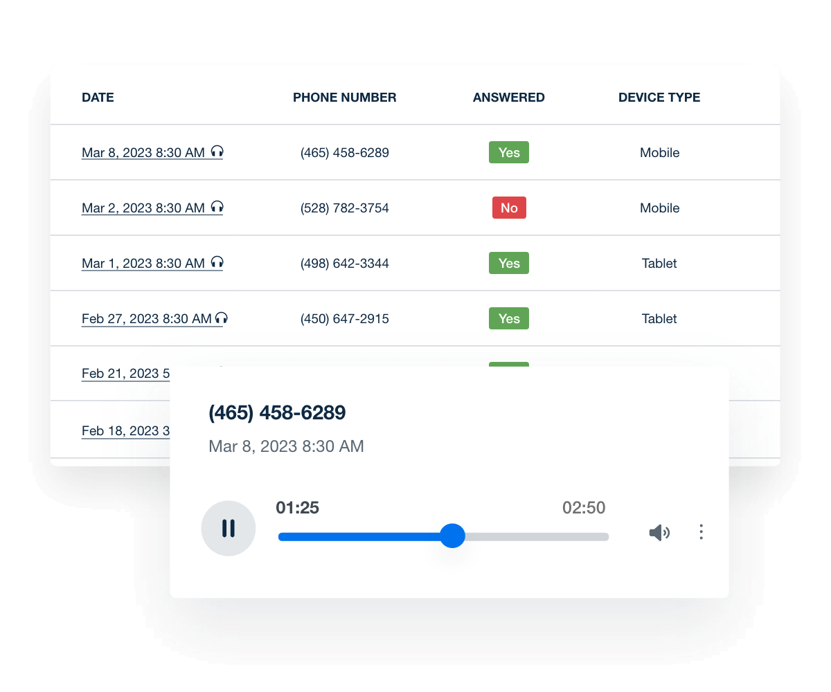 Review Invoca Call Recordings