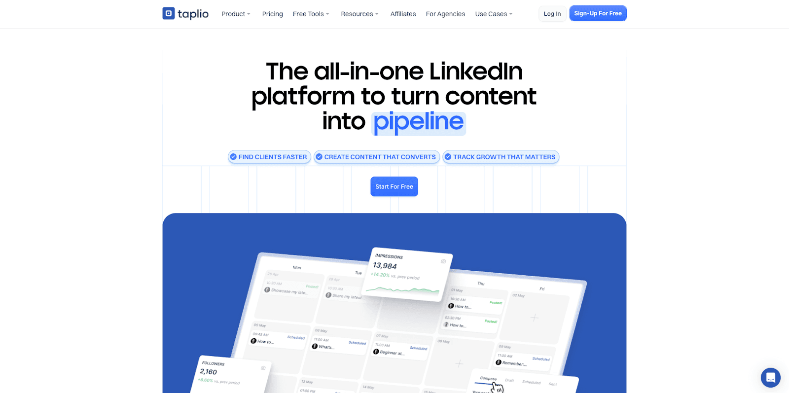 Taplio, the all in one LinkedIn platform Taplio, the all in one LinkedIn platform