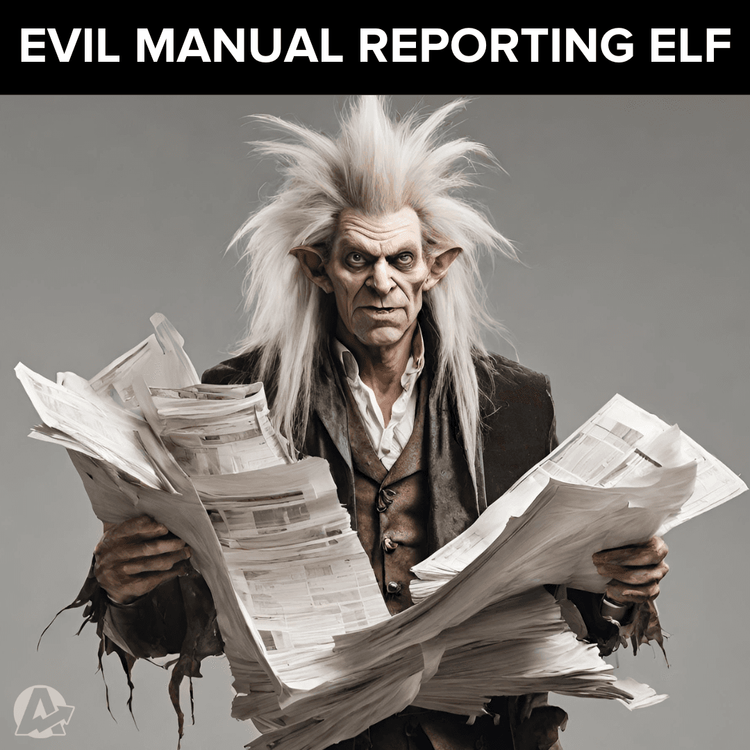 Evil Manual Reporting Elf Halloween Costume Evil Manual Reporting Elf Halloween Costume