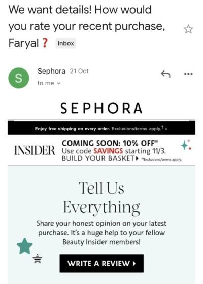 Email Personalization Example