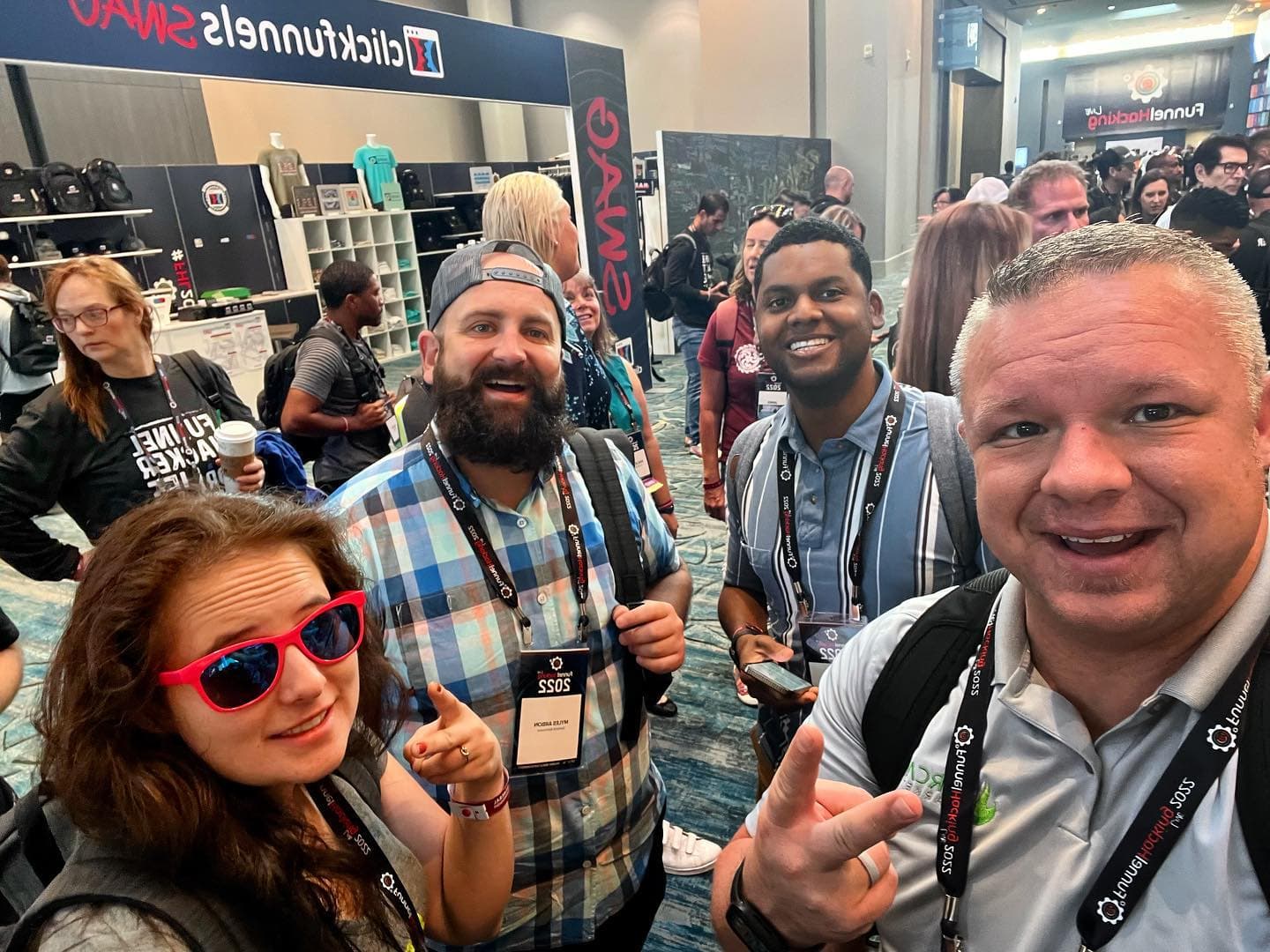 Arcane Marketing Team at an expo in 2022 Arcane Marketing Team at an expo in 2022