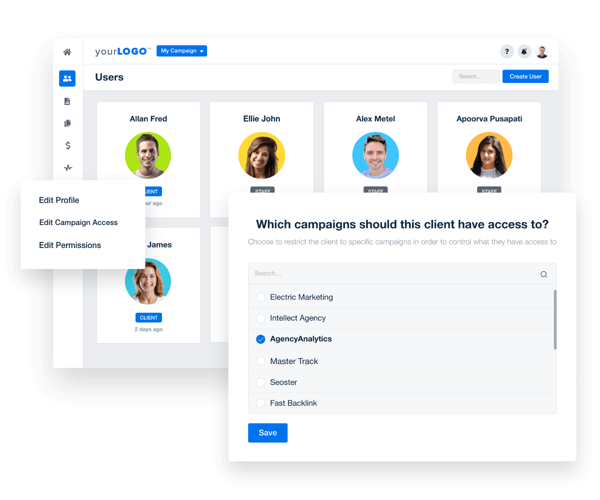 Manage your agency’s clients and staff with one easy-to-use platform. Manage your agency’s clients and staff with one easy-to-use platform.
