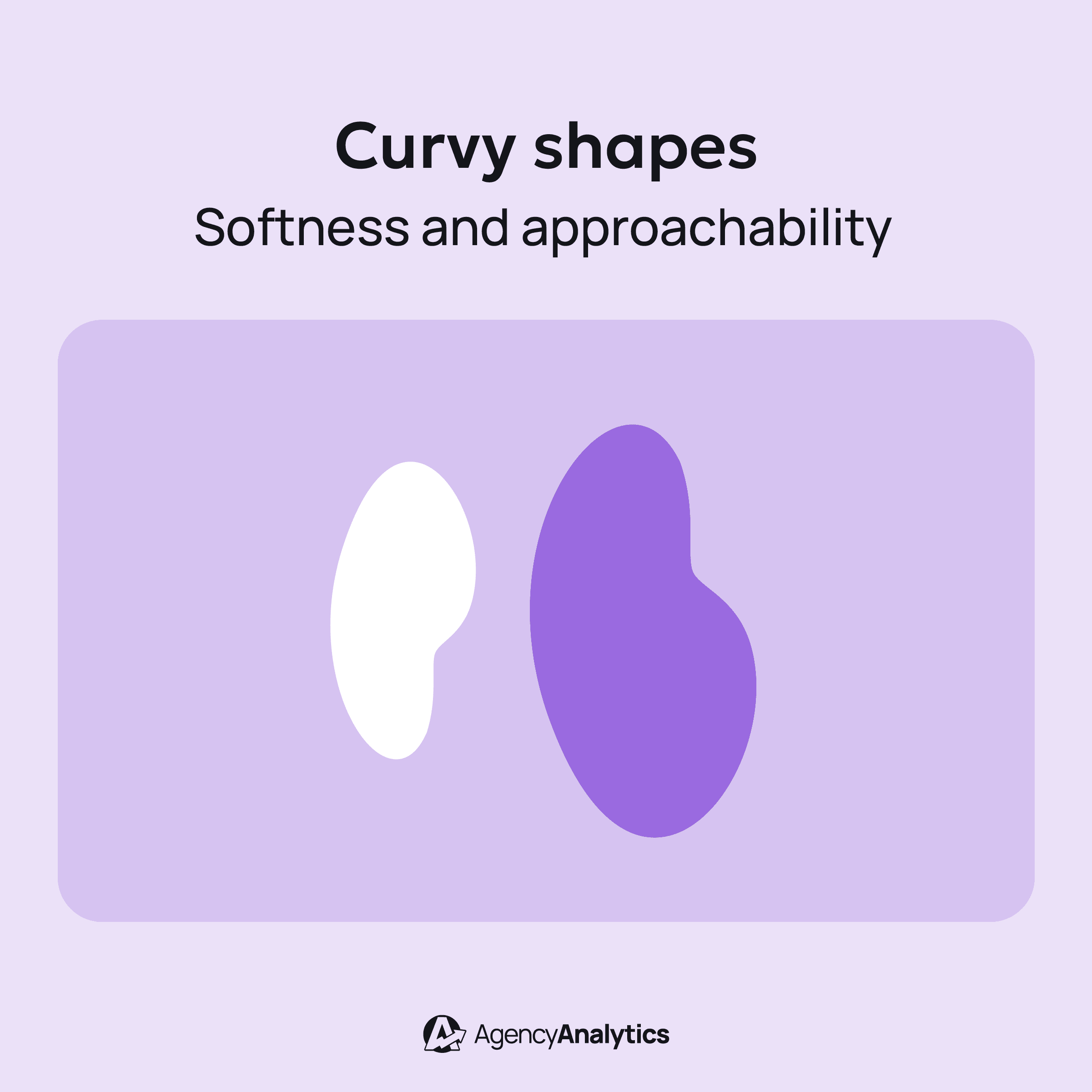 An image illustrating the psychology behind curvy shapes An image illustrating the psychology behind curvy shapes