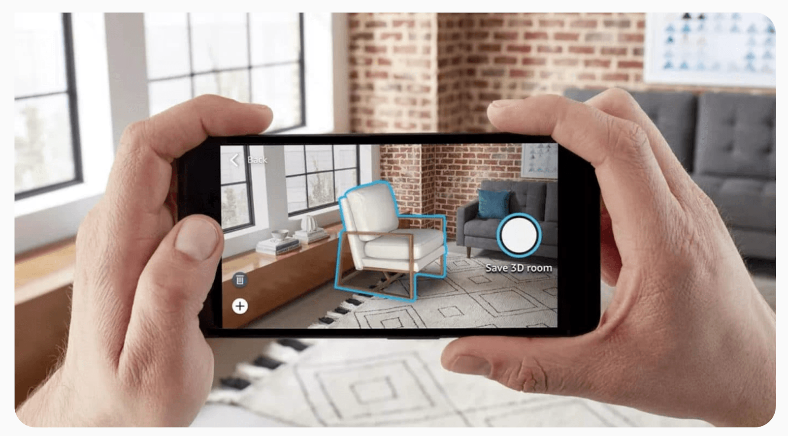 Augmented reality interactive content example Augmented reality interactive content example