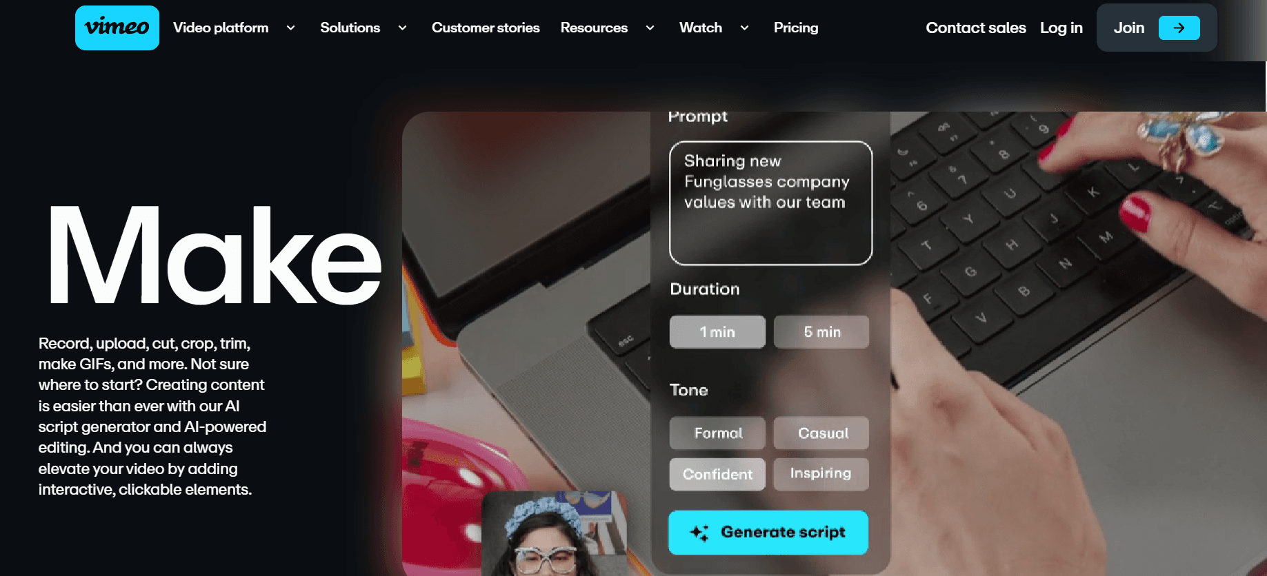 Vimeo Script Editor Vimeo Script Editor
