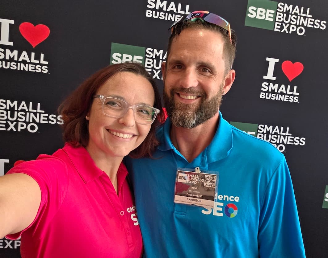 Christy Olsen and Kevin McLauchlin are the co-founders of Cadence SEO. Christy Olsen and Kevin McLauchlin are the co-founders of Cadence SEO.