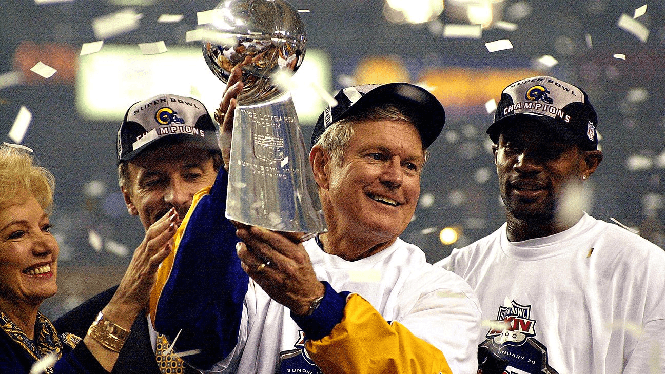 With an unwavering belief in his team, Dick Vermeil turned vision and dedication into a Super Bowl championship. (Credit: ESPN) With an unwavering belief in his team, Dick Vermeil turned vision and dedication into a Super Bowl championship. (Credit: ESPN)