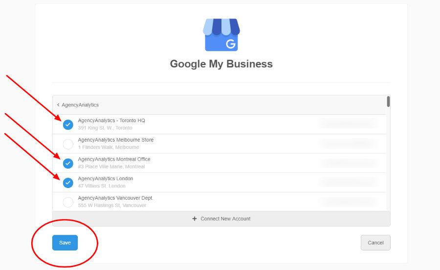 How to Select Multiple Google My Business Locations